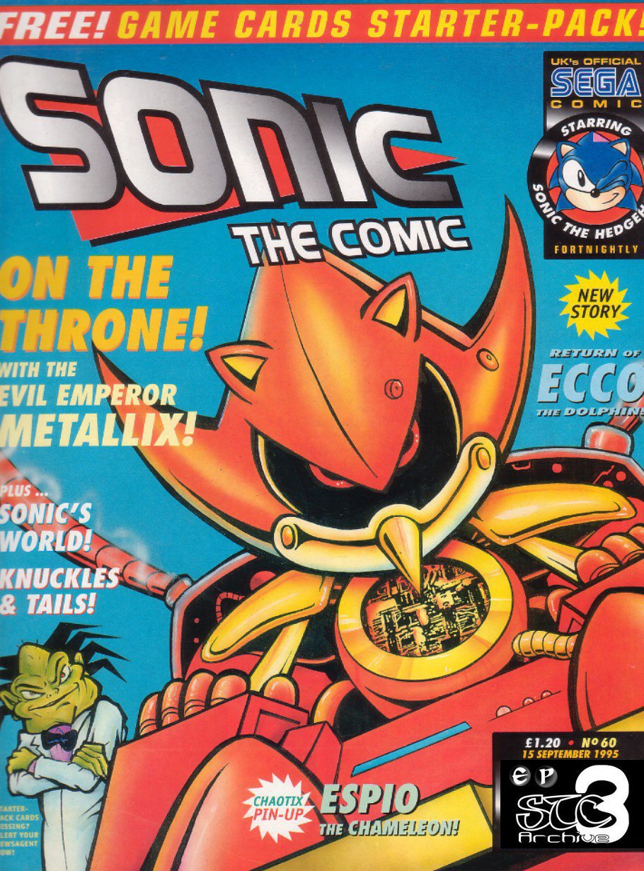 Sonic - The Comic Issue No. 060 Comic cover page